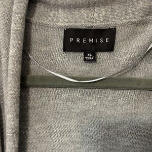 Premise Heather Gray Knit Top XL